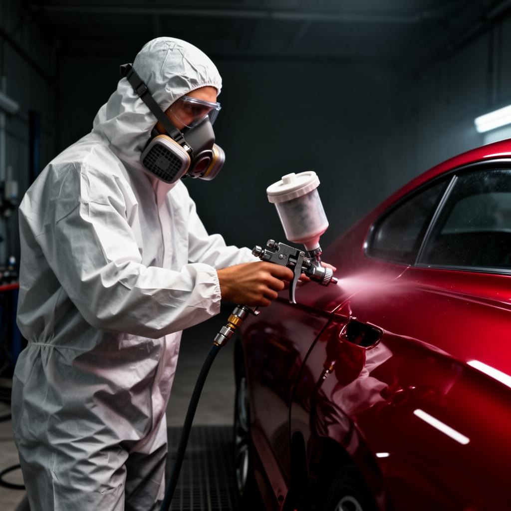 Lakýrník Karpich Car při profesionálním lakování